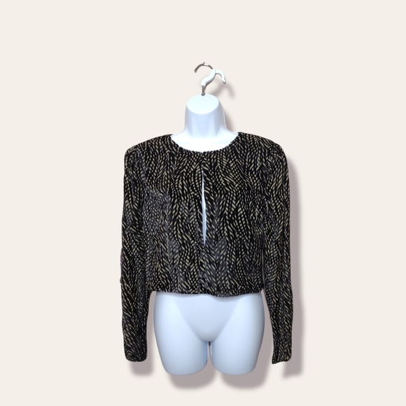 House of Harlow 1960 x Revolve Gilda Top in Zebra - Picture 2 of 6